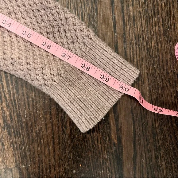 Madewell Women's Light Tan Cardigan Size Small Grandpacore - Picture 7 of 11